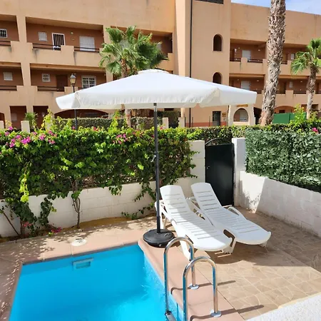 Апартаменты Bajo Precioso En Primera Linea De Vera-playa Con Piscina Privada Y Terraza! Вера